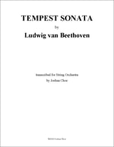Tempest Sonata Orchestra sheet music cover